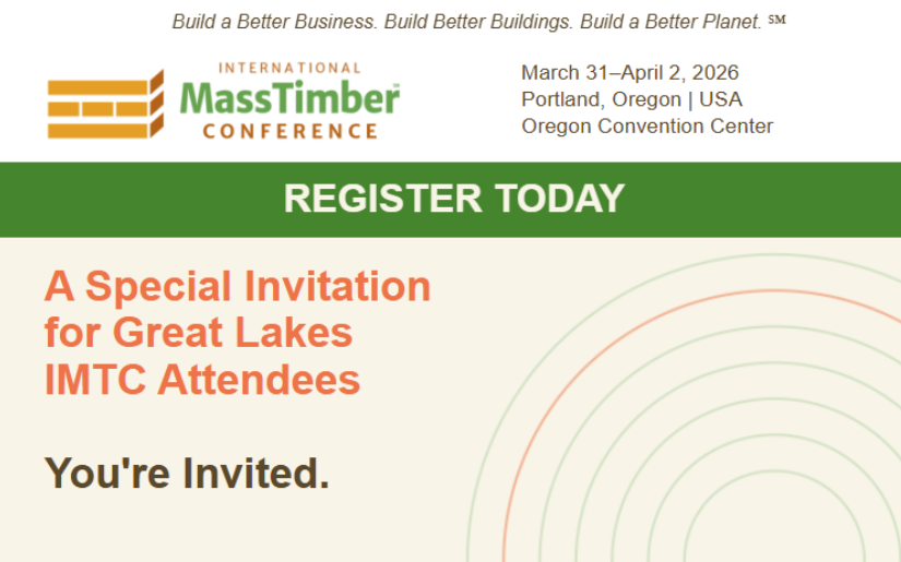 Great Lakes Mass Timber Collaborative: A Regional Vision Public Release Meeting